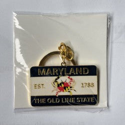 Maryland EST 1788 Old Line State Keychain | Maryland Souvenir