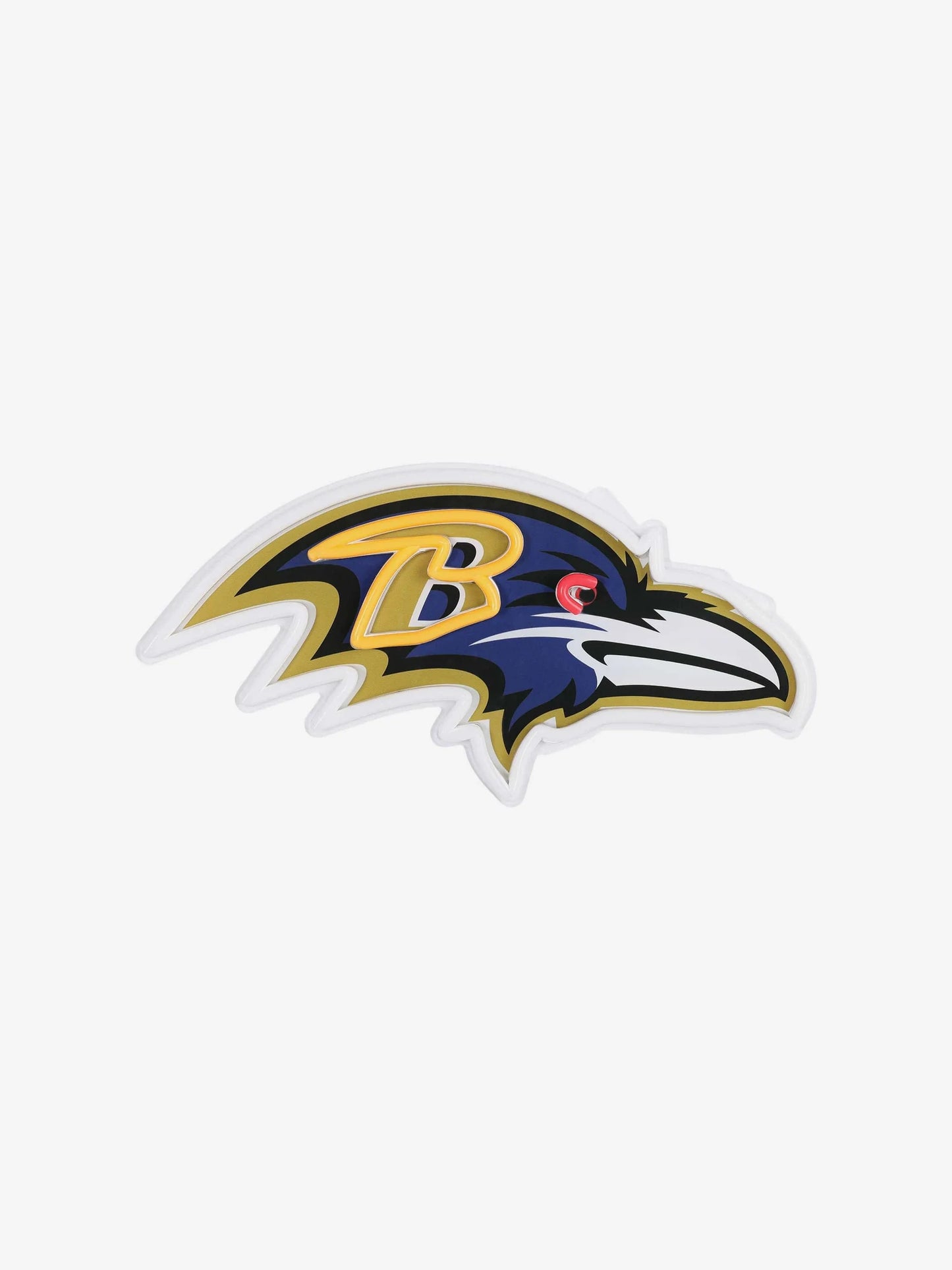 Baltimore Ravens LED Neon Light Up Team Logo Sign