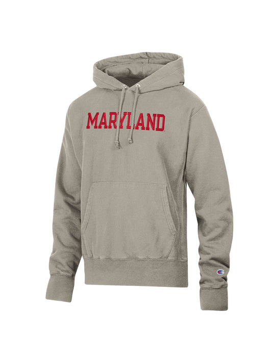 Champion Embroidered Maryland Hoodie (Coffee)
