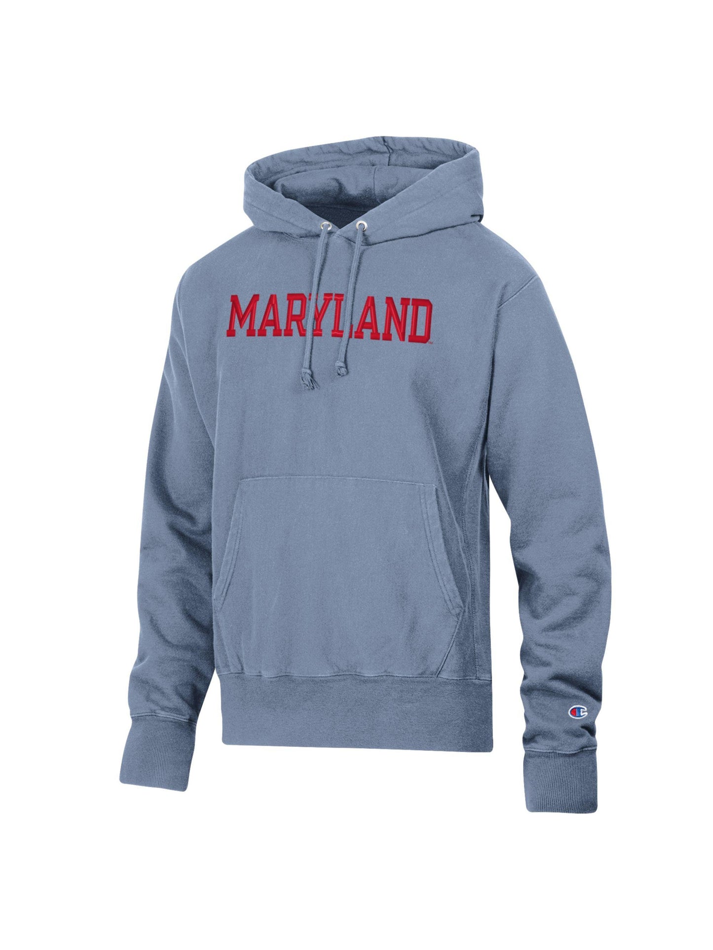 Champion Embroidered Maryland Hoodie (Light Blue)