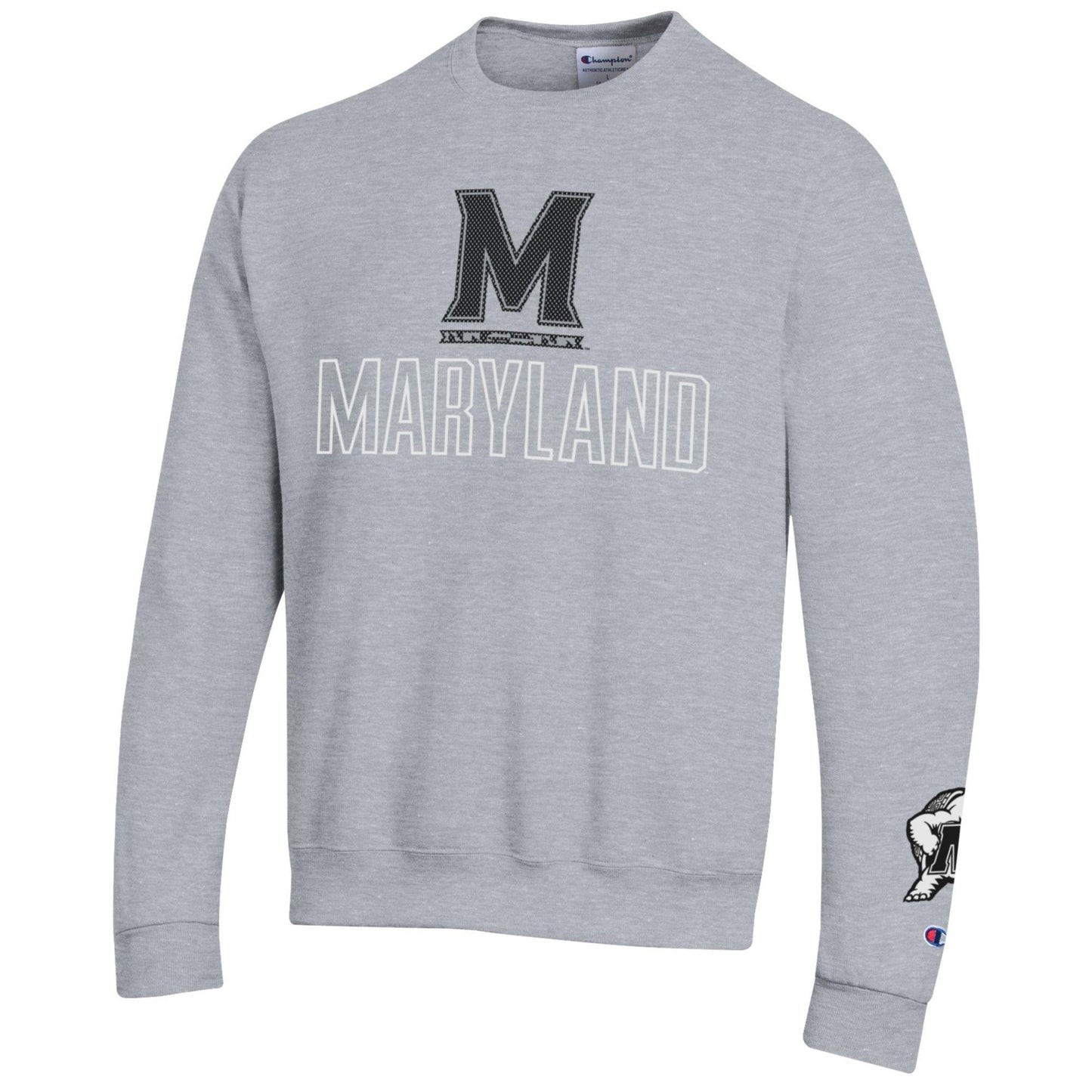 Champion University of Maryland Crewneck (Grey)