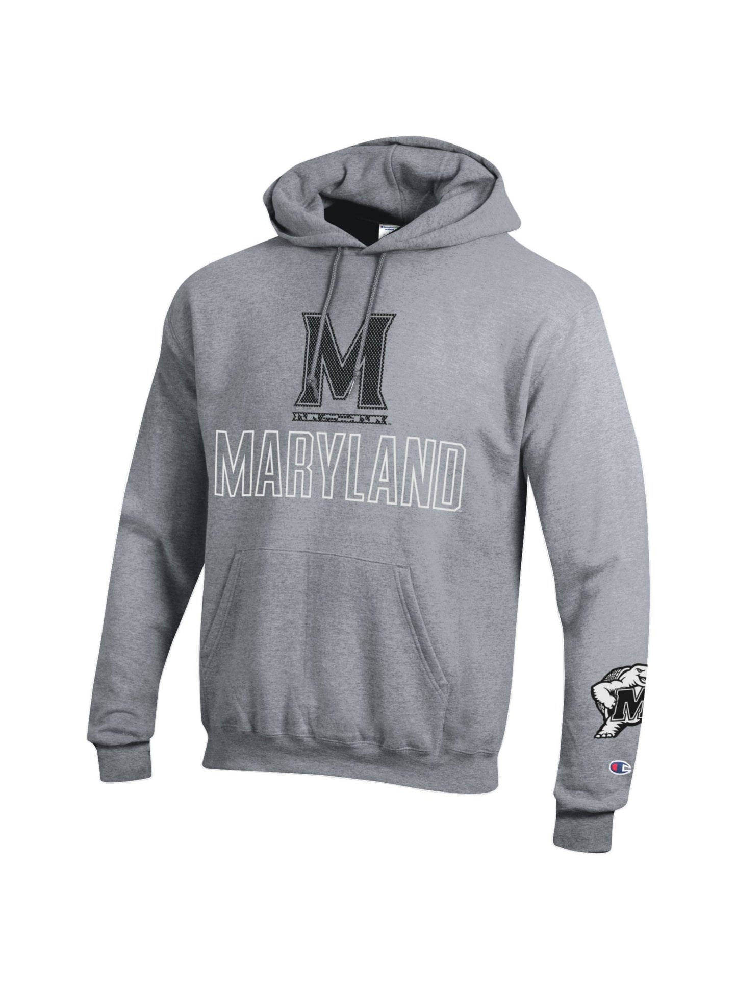 Champion University of Maryland Hoodie (Grey)