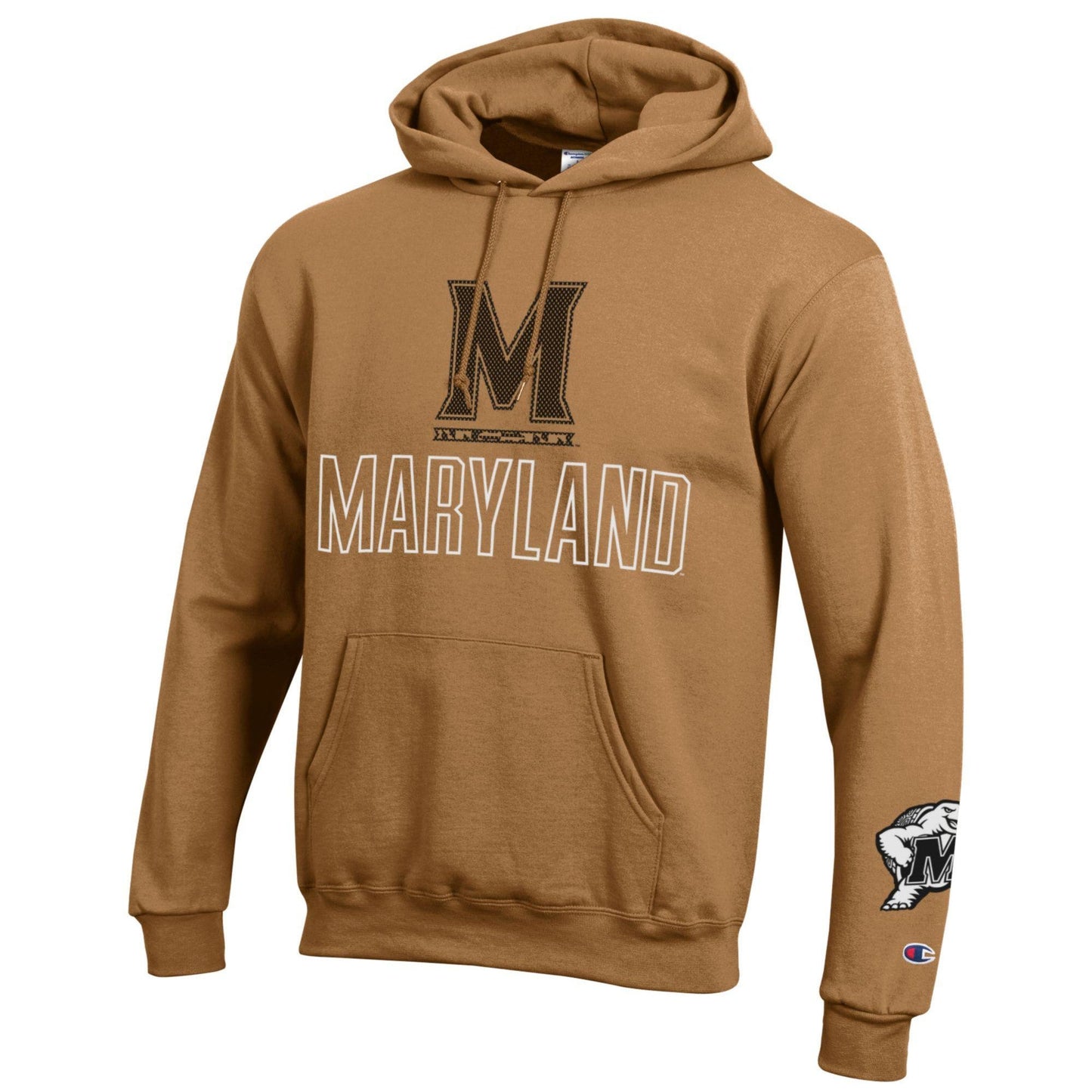 Champion University of Maryland Hoodie (Brown)