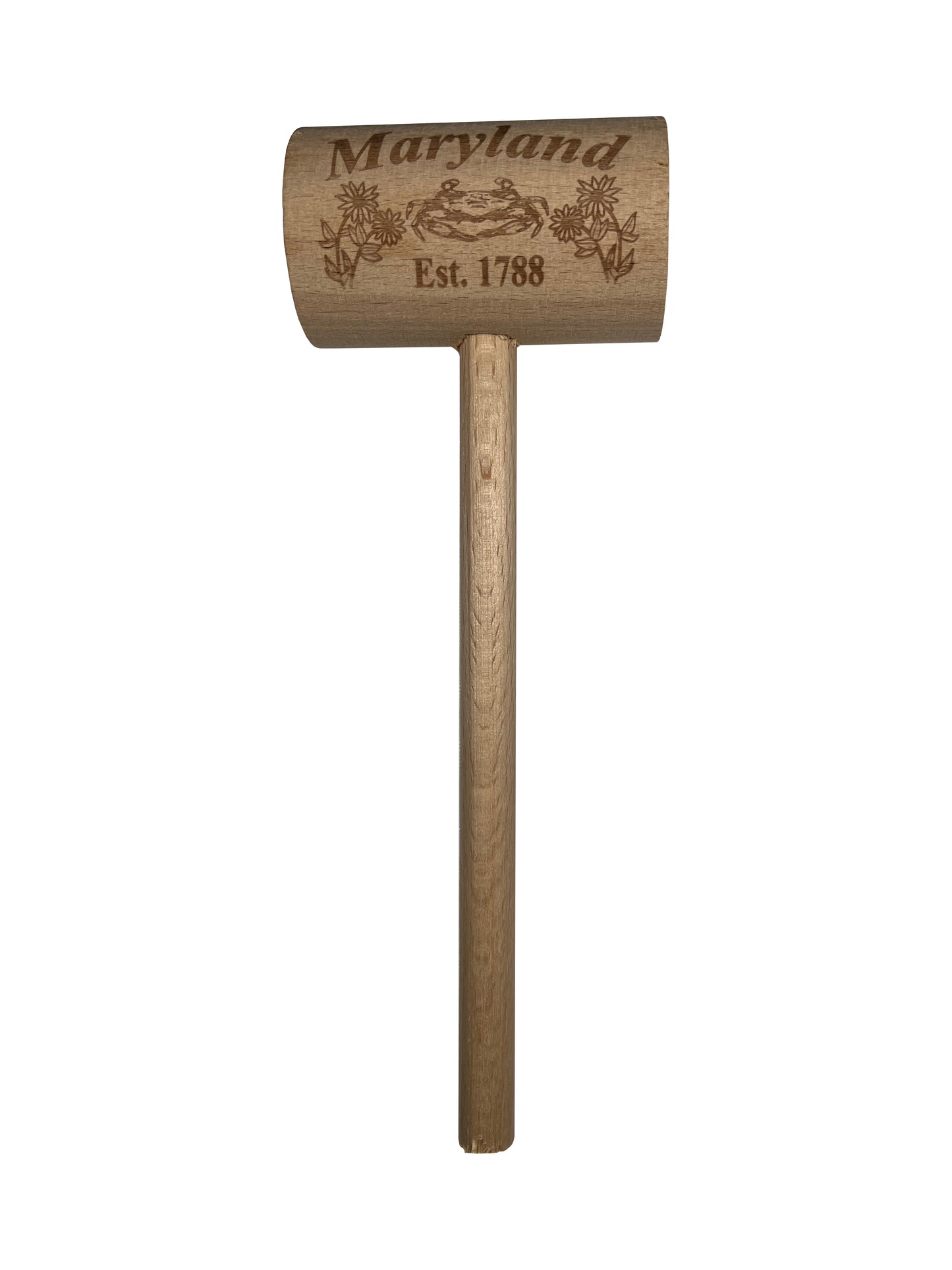 Maryland Inscription Crab Mallet