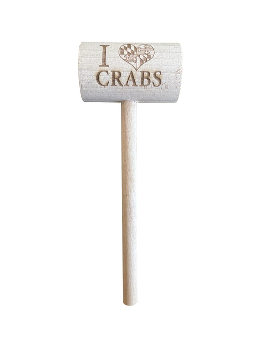 'I Love Crabs' Crab Mallet
