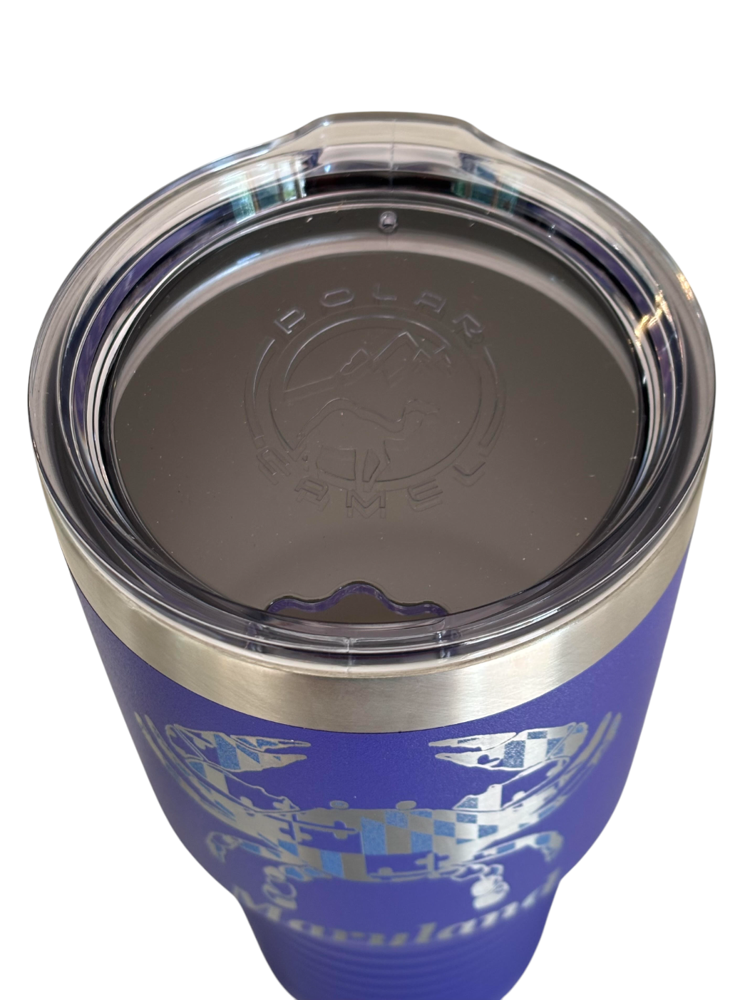 Maryland Crab Flag Tumbler (Purple)
