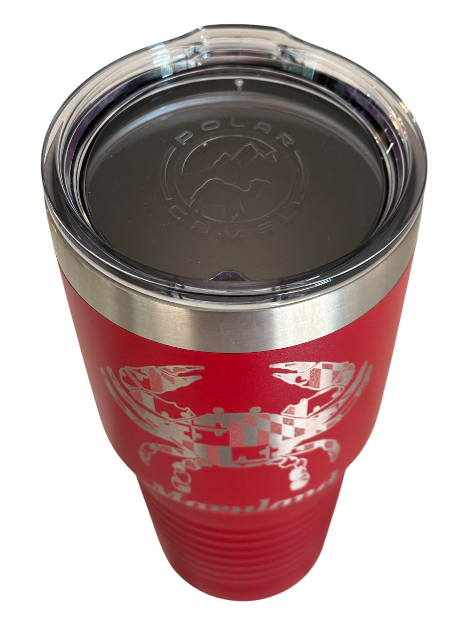 Maryland Crab Flag Tumbler (Red)