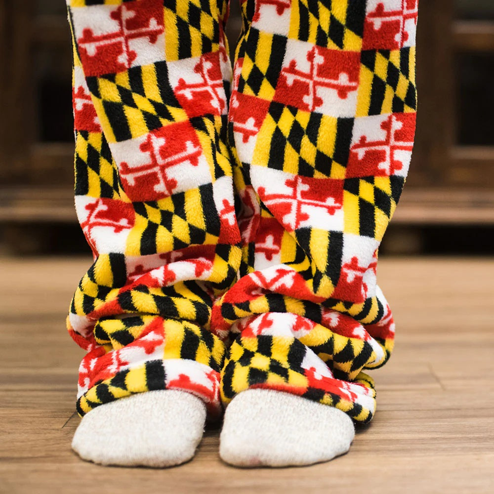 maryland-flag-fuzzy-lounge-pants