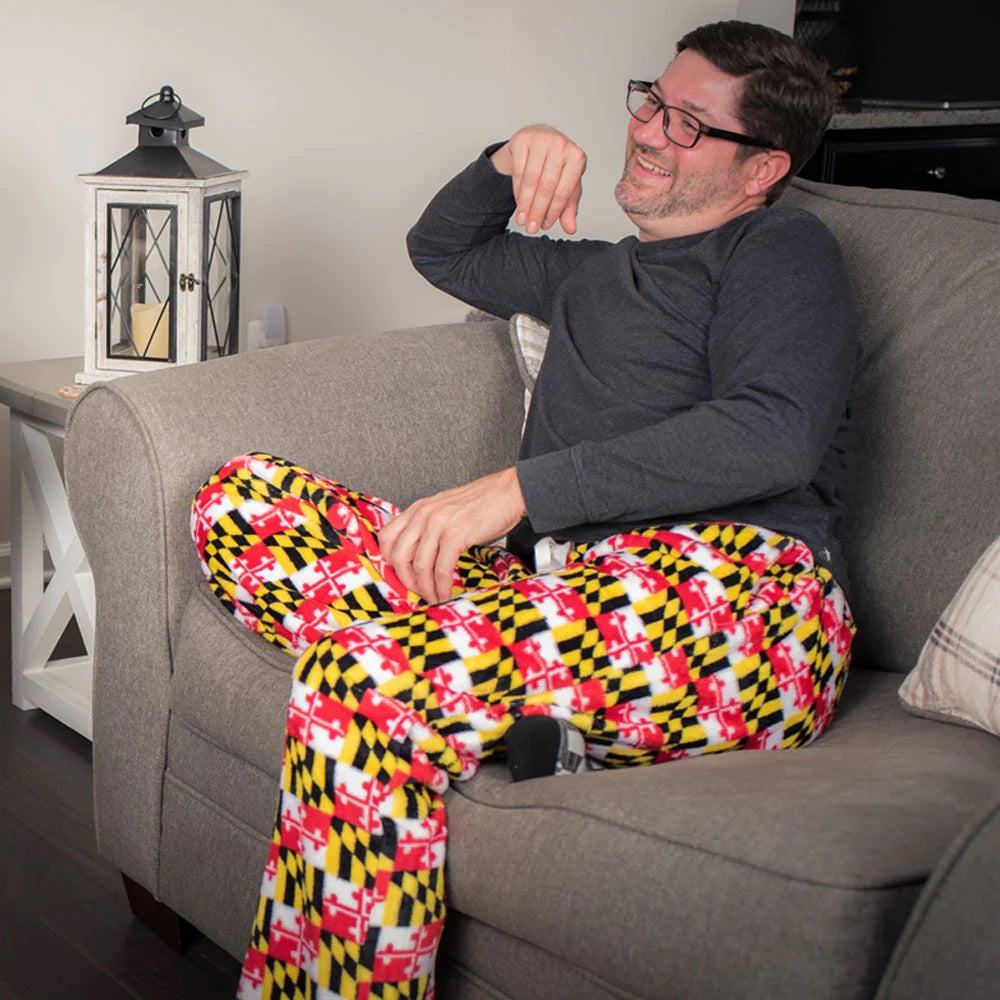 maryland-flag-fuzzy-lounge-pants