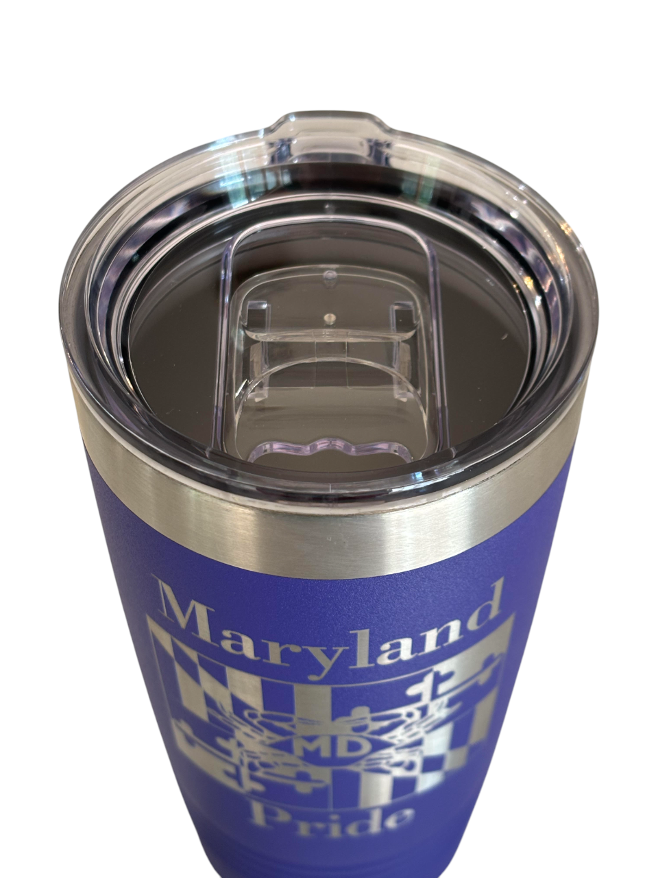 Maryland Flag Tumbler (Purple)