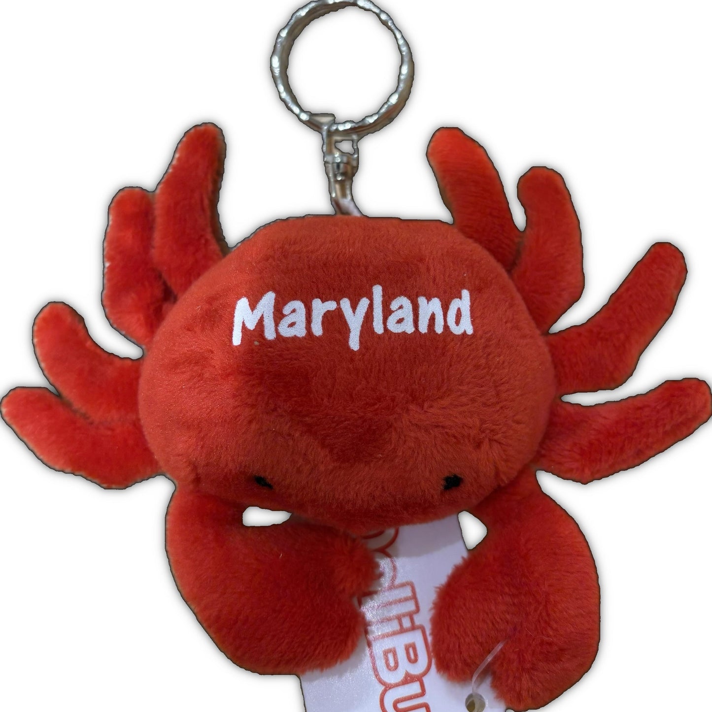 Maryland Small Crab Plush Keychain