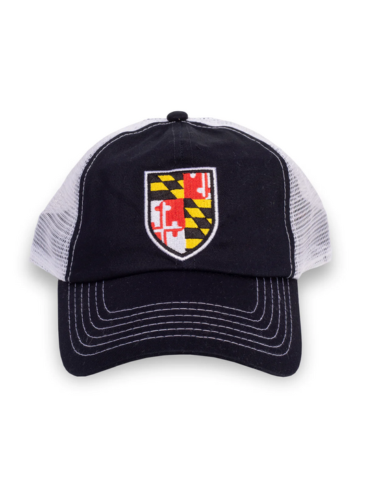 maryland-flag-shield-mesh-cap