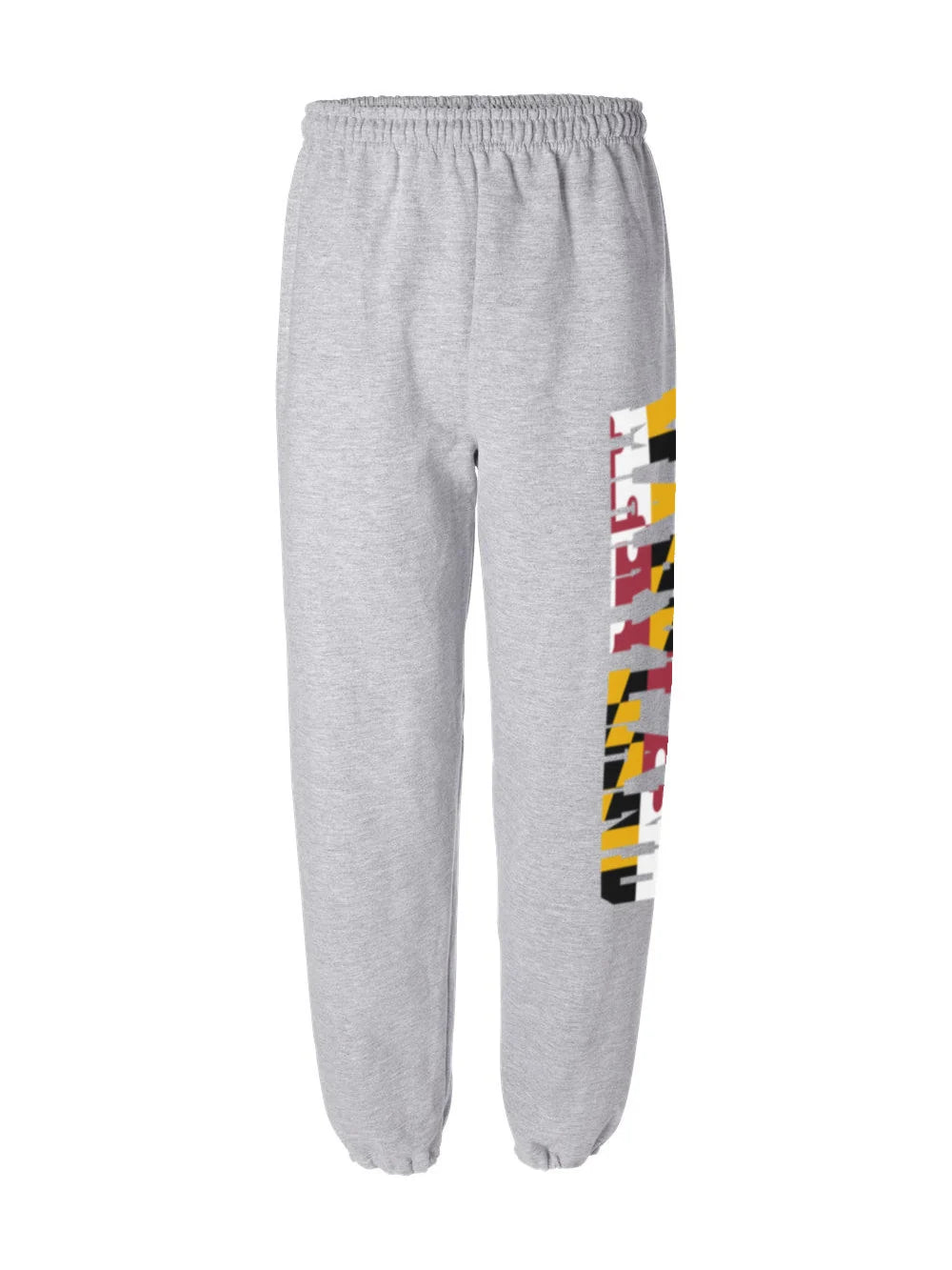 Maryland Flag Text Youth Sweatpants