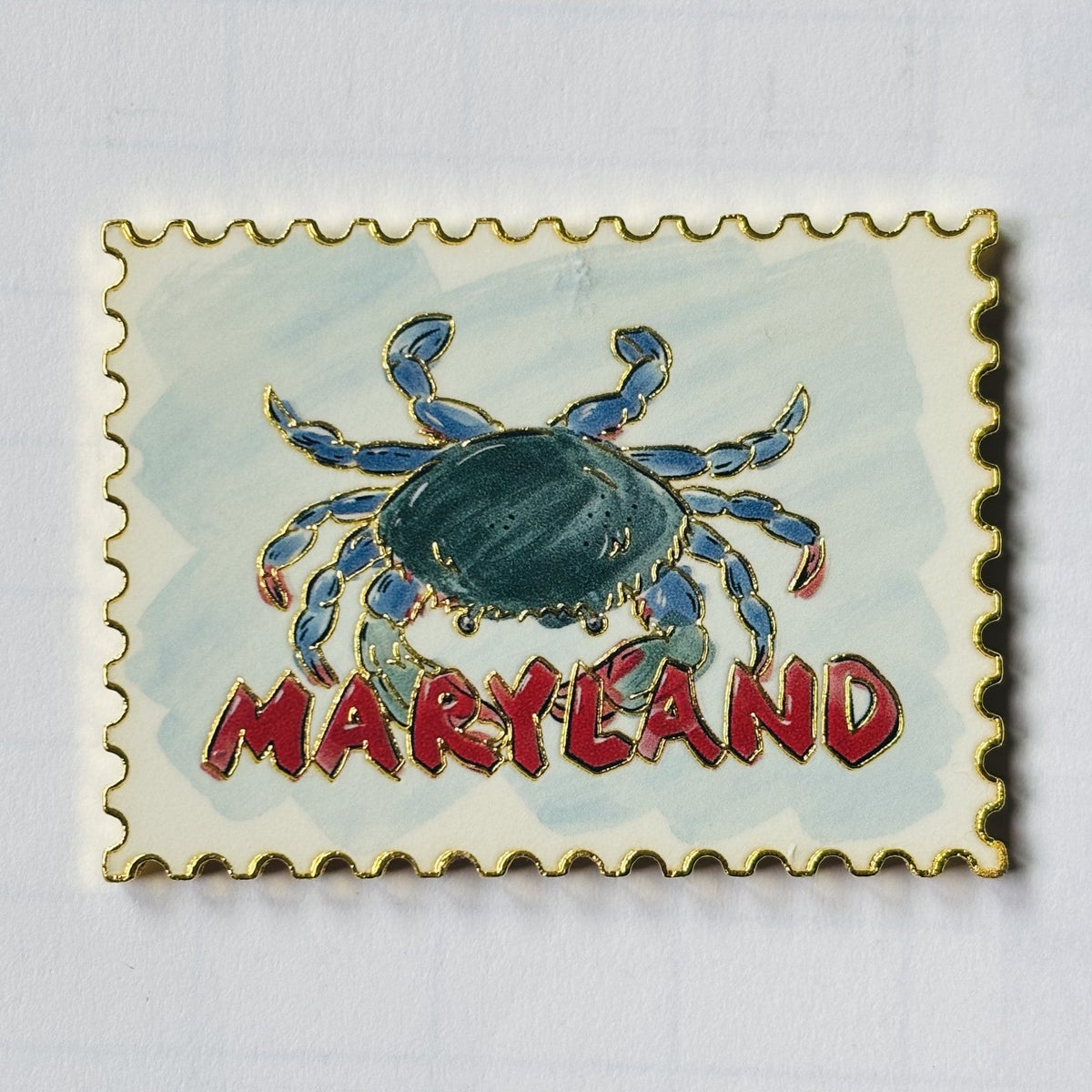 Maryland Blue Crab Fridge Magnet 2 x 1.5 Inch