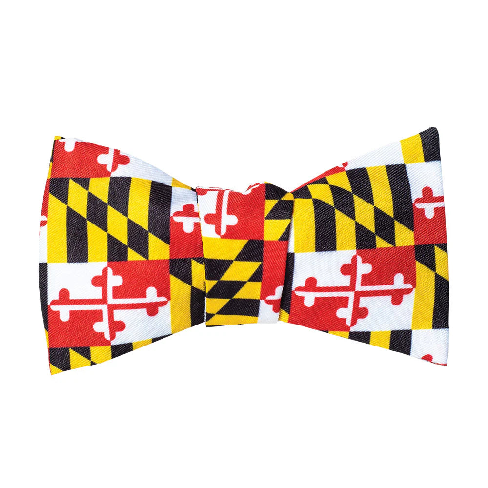 Maryland Flag Bow Tie
