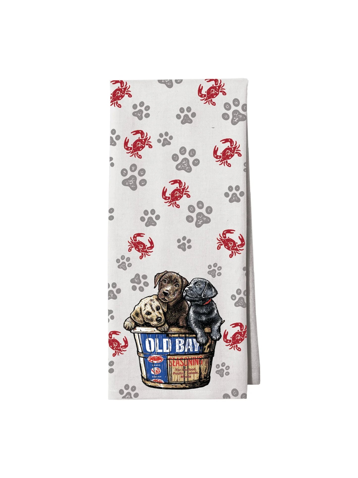 Old Bay Dog Bushell Kitchen Towel