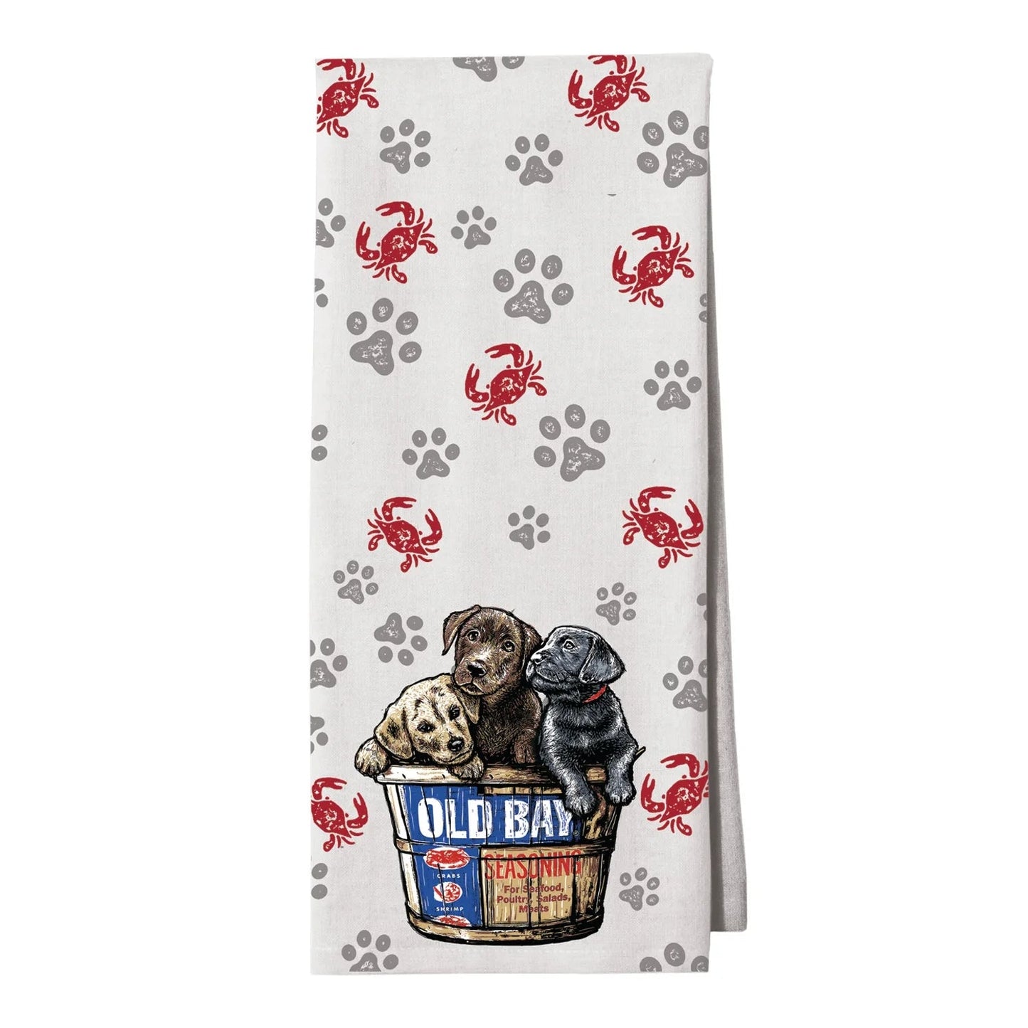 Old Bay Dog Bushell Kitchen Towel