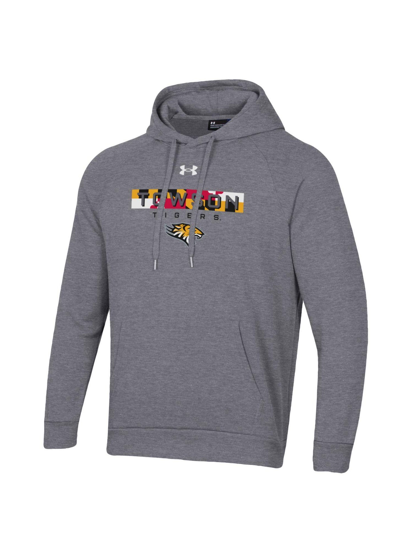 Under Armor Towson University Tigers Hoodie (Dark Grey)