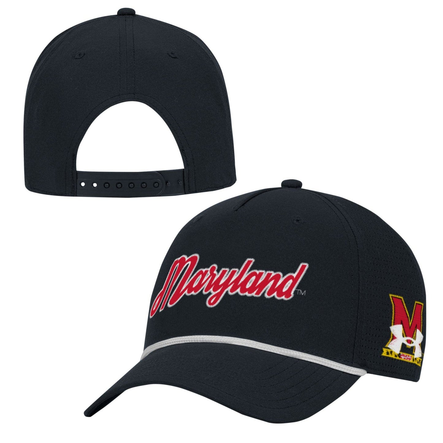 Under Armour University of Maryland Baseball Cap (Black)