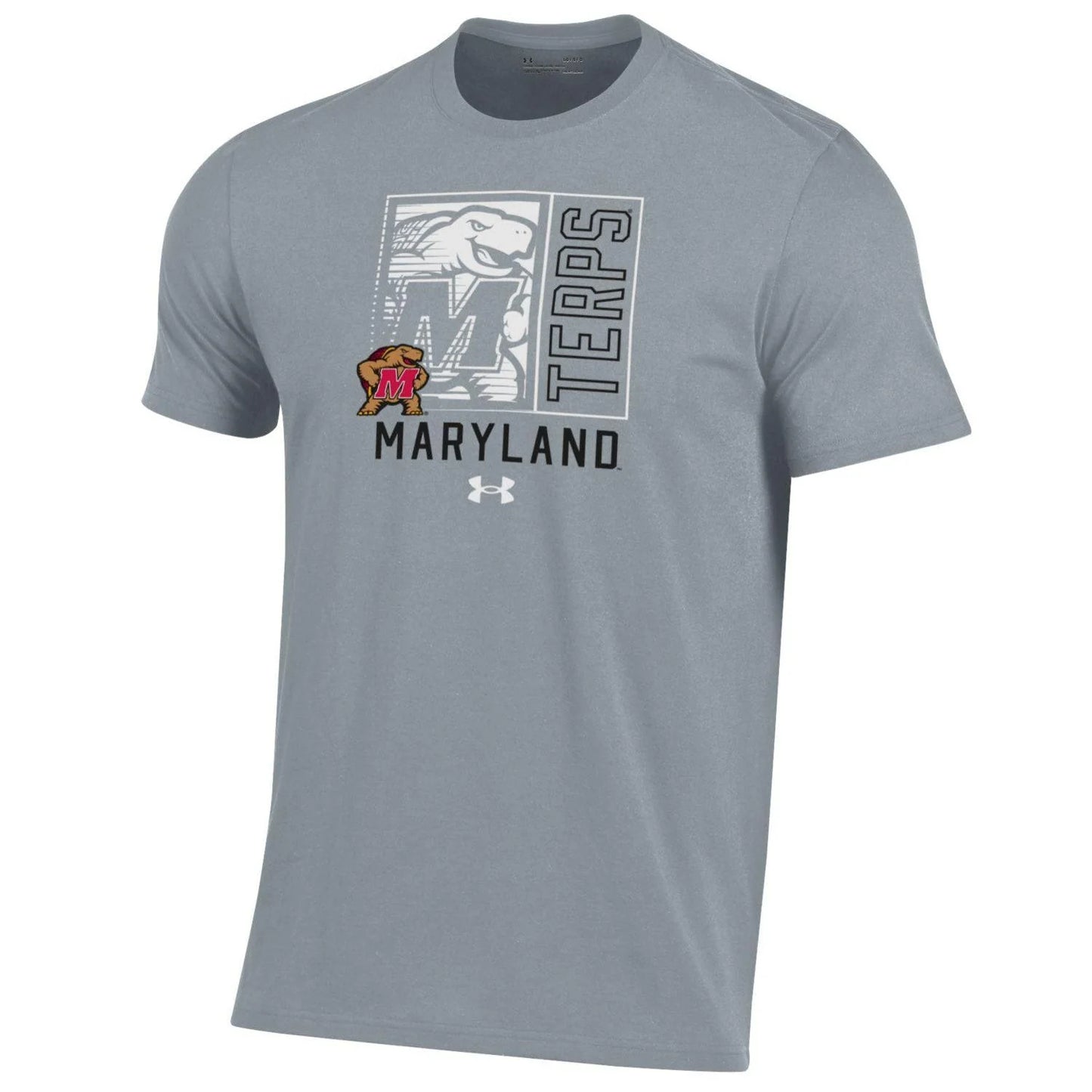 Official Under Armour University of Maryland Terps T-Shirt (Grey)