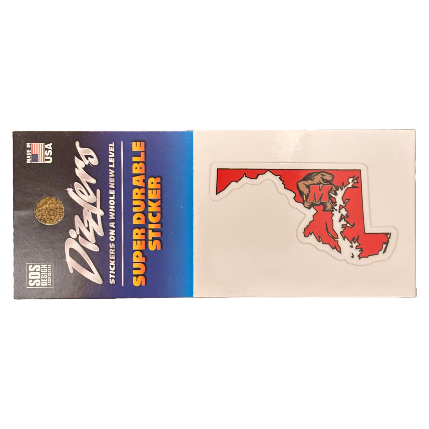 University of Maryland State Silhouette Decal