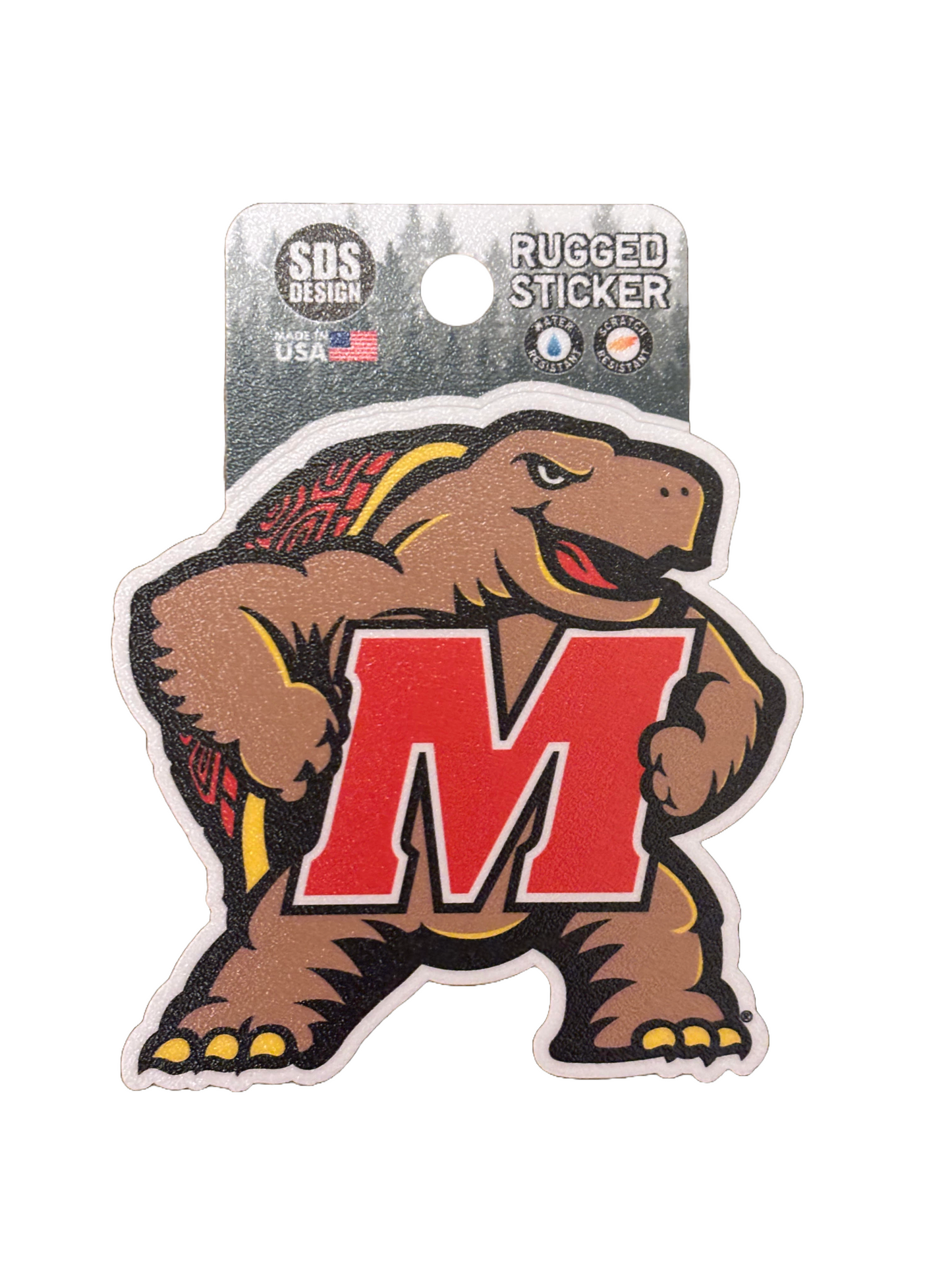 University of Maryland Terrapins Logo Rugged Sticker
