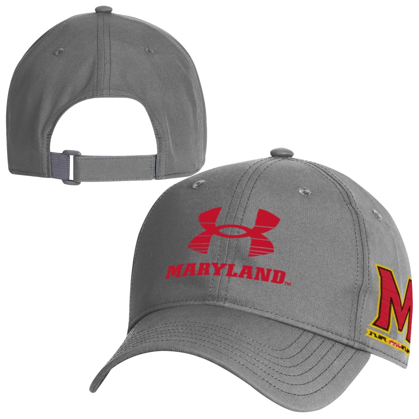University of Maryland Under Armour Baseball Cap (Grey)