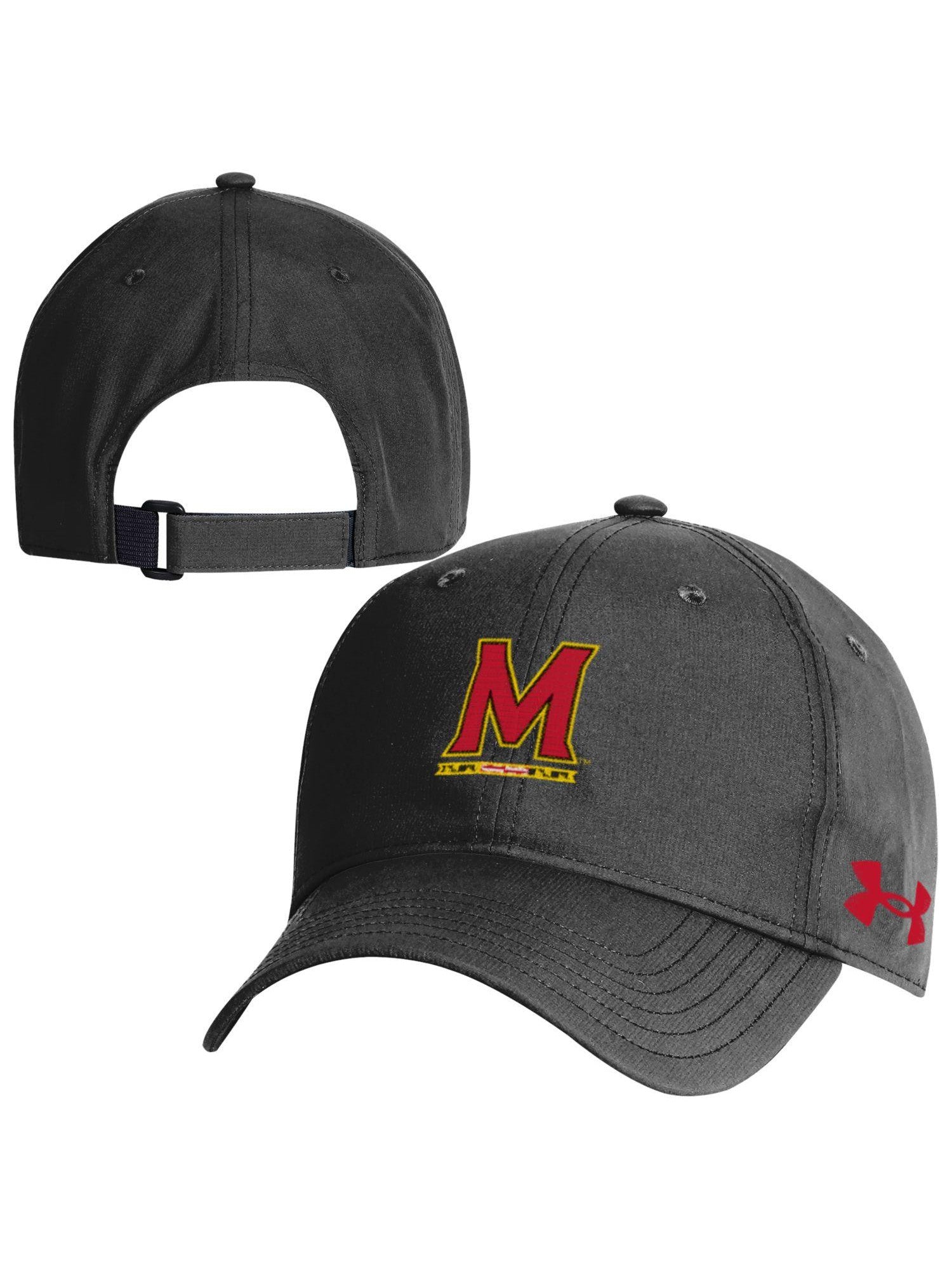 Under Armor University of Maryland Baseball Cap (Black)