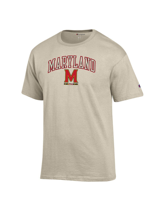 champion-university-of-maryland-t-shirt-tan
