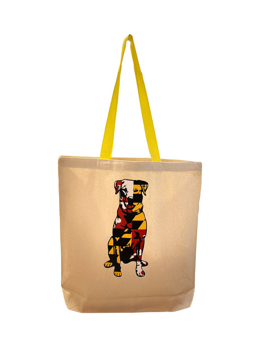 maryland-flag-dog-reusable-tote-bag