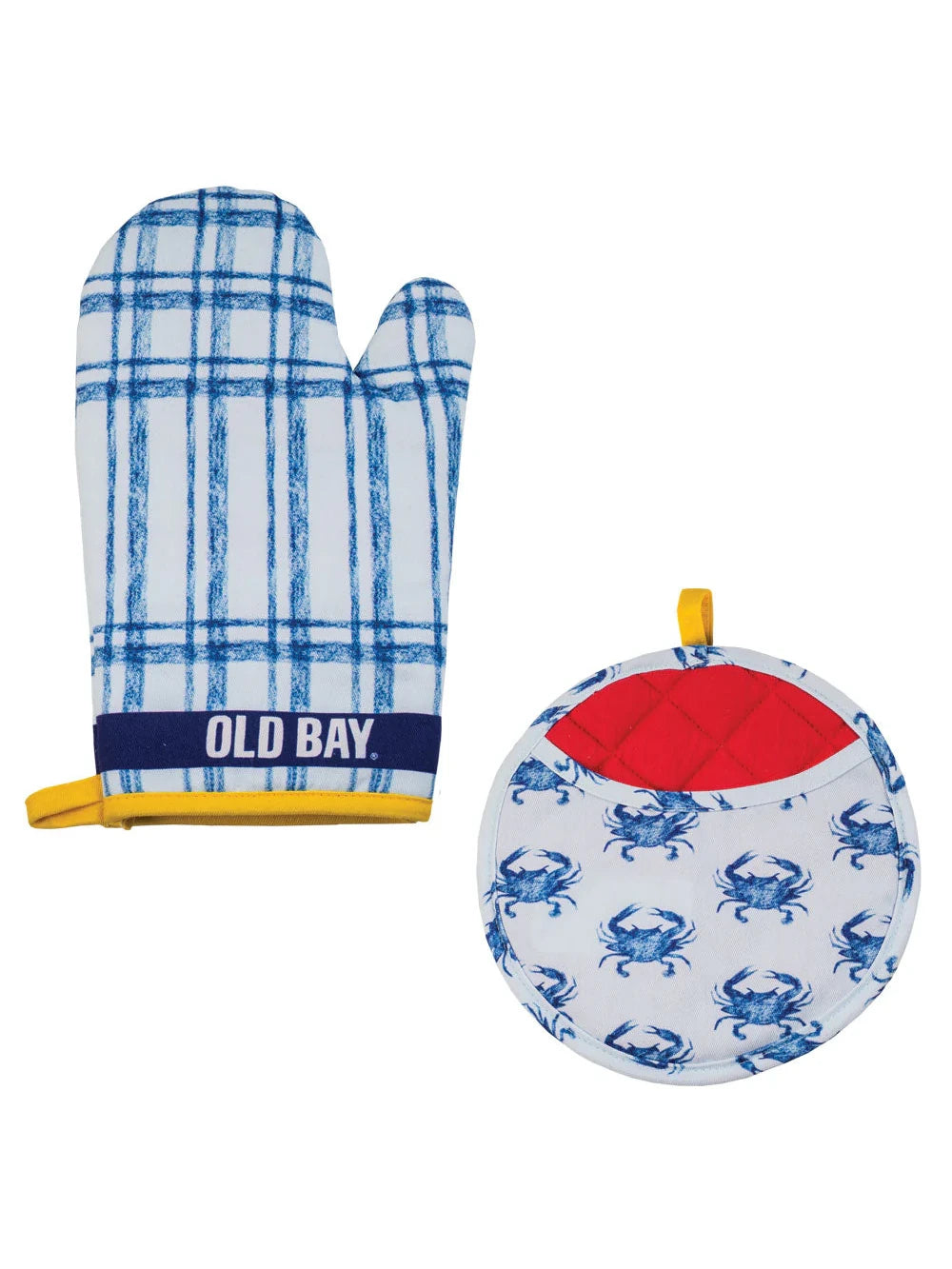 Old Bay Oven Mit & Pot Holder Set