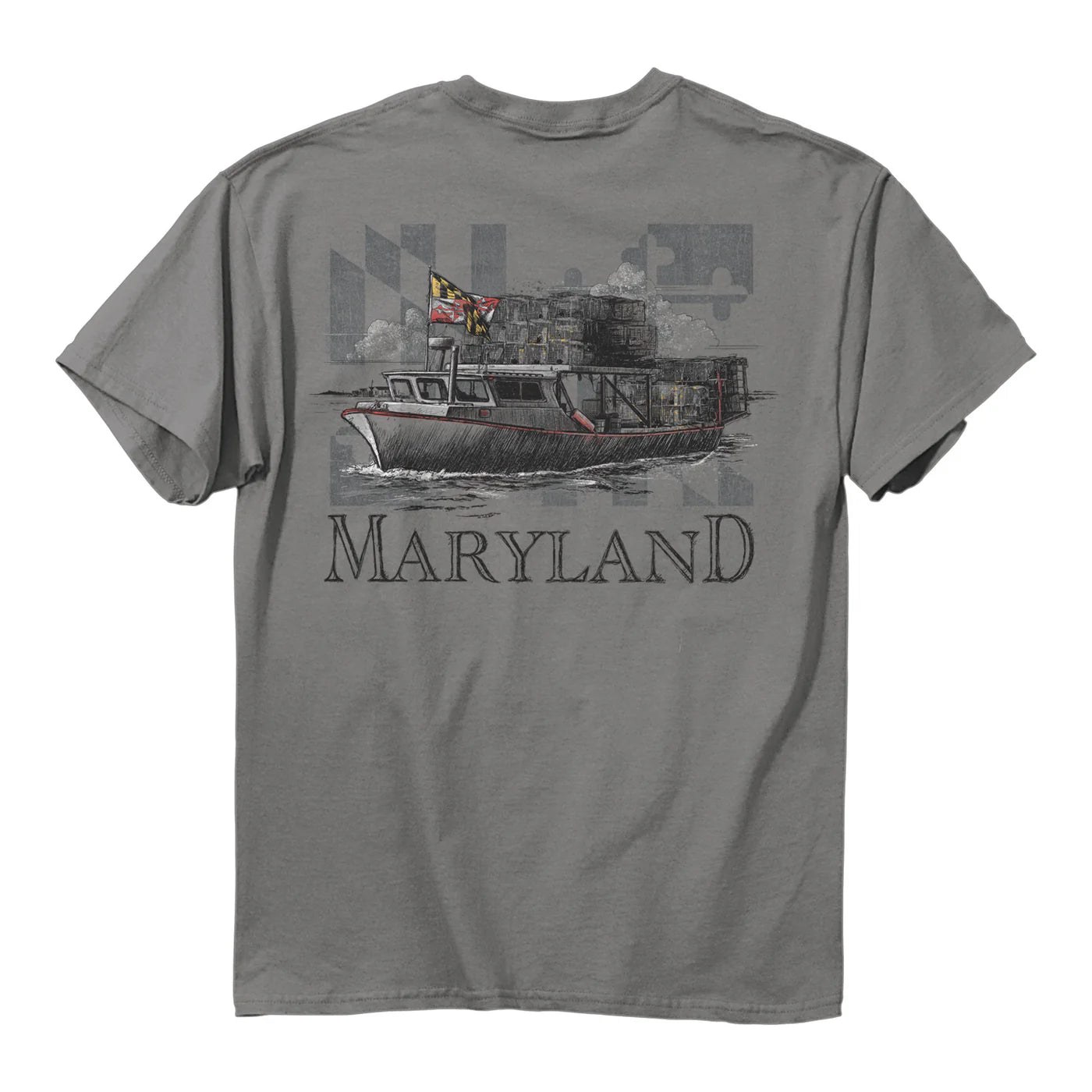 Maryland Flag and Fresh Catch