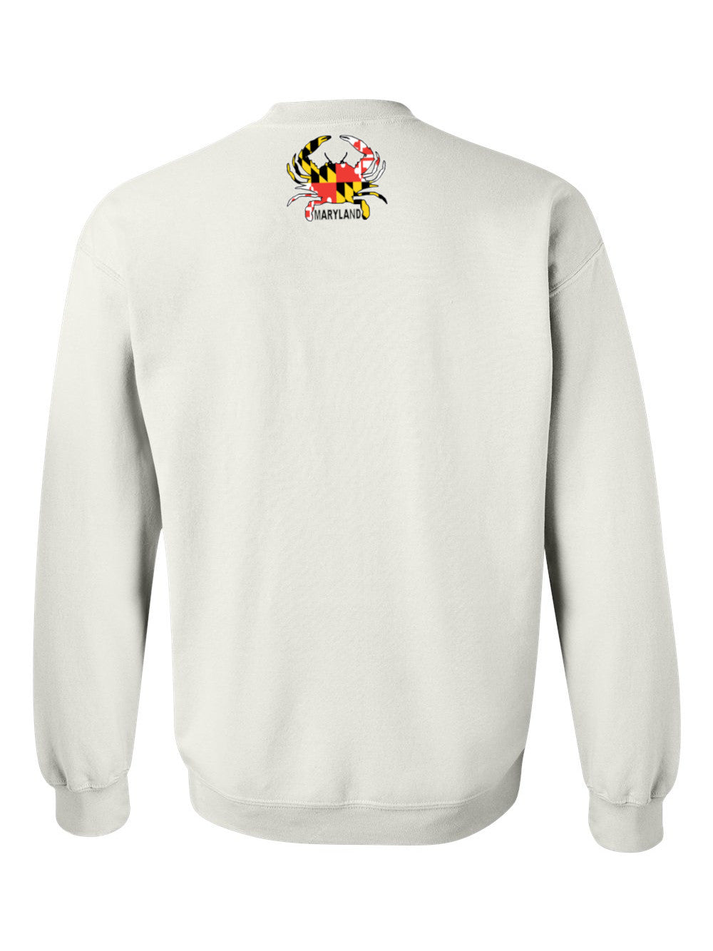 Maryland Gifts Retro Text Crewneck (White)