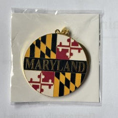 Maryland State Flag Keychain | Maryland Souvenir