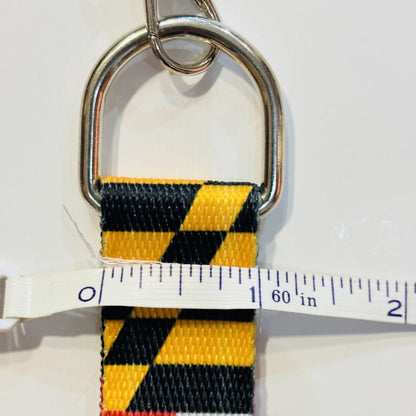 Maryland Flag Keychain Key Ring MD State Flag Souvenir Gift Durable Key Chain