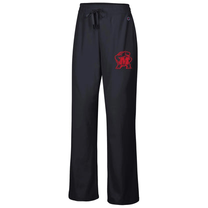 Champion University of Maryland Polyester Open Bottom Sweatpants with Side & Back Pockets
