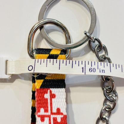 Maryland Mini Lanyard Keychain