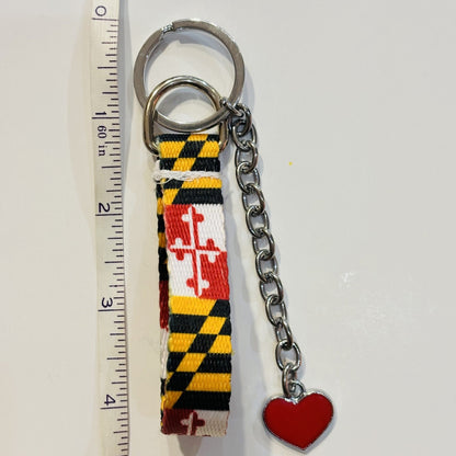 Maryland Mini Lanyard Keychain
