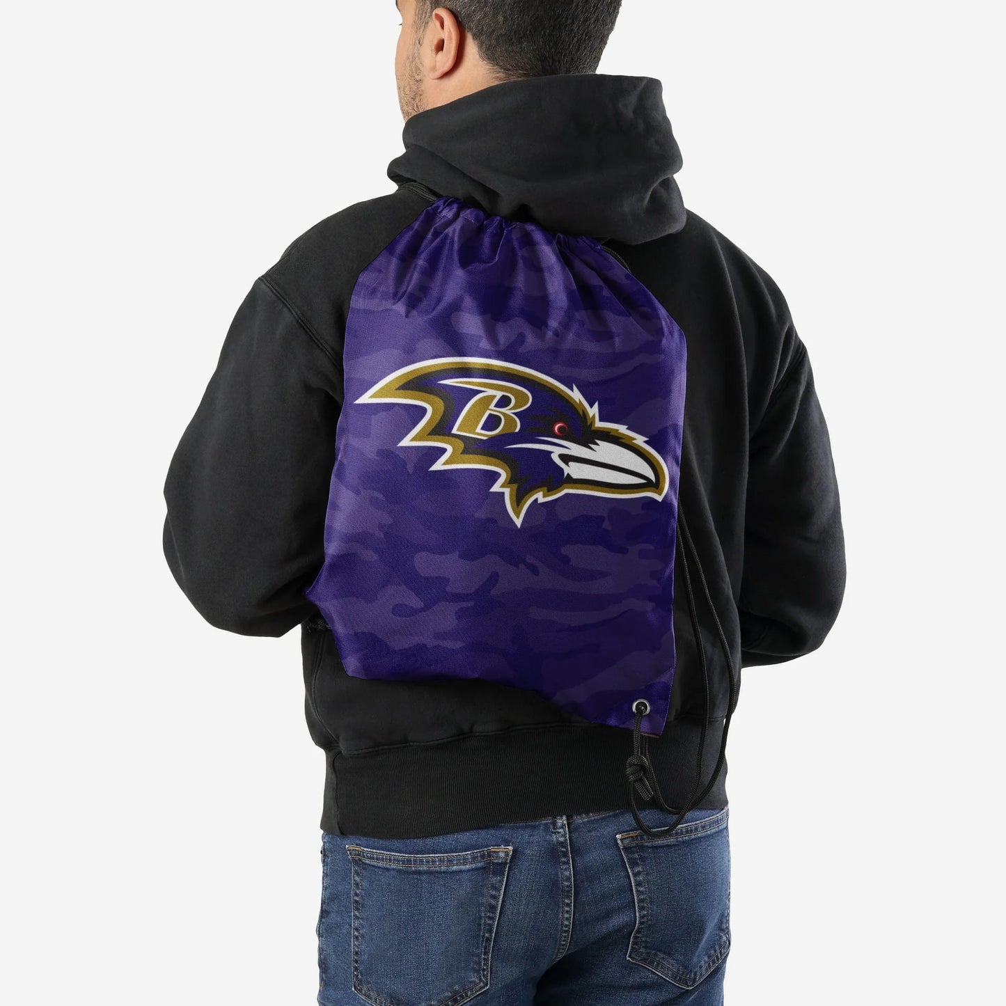 Baltimore Ravens Big Logo Camo Drawstring Backpack