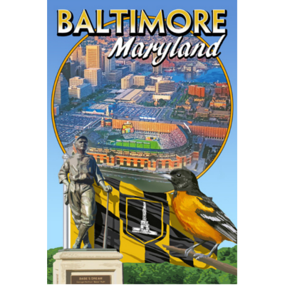 Baltimore Orioles Stadium Postcard