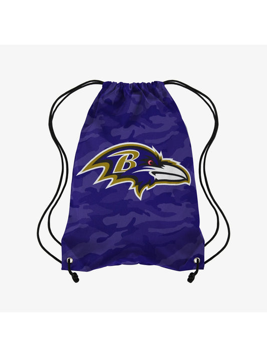 Baltimore Ravens Big Logo Camo Drawstring Backpack