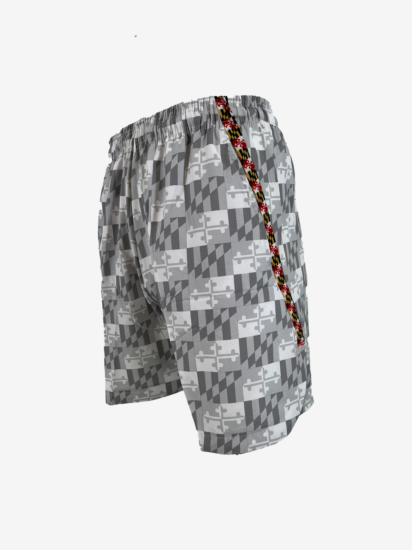 Fit2Win Maryland Greyscale Flag Shorts