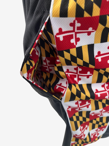 Fit2Win Maryland Athletic Shorts (Black)