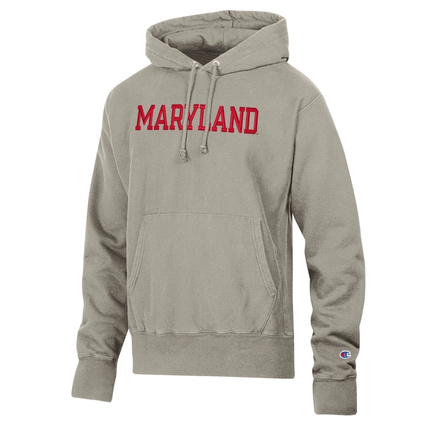 Champion Embroidered Reverse Weave Maryland Hoodie (Coffee)