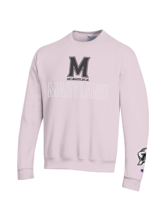 Champion University of Maryland Crewneck (Pink)