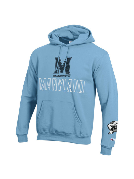 Champion University of Maryland Hoodie (Sky Blue)