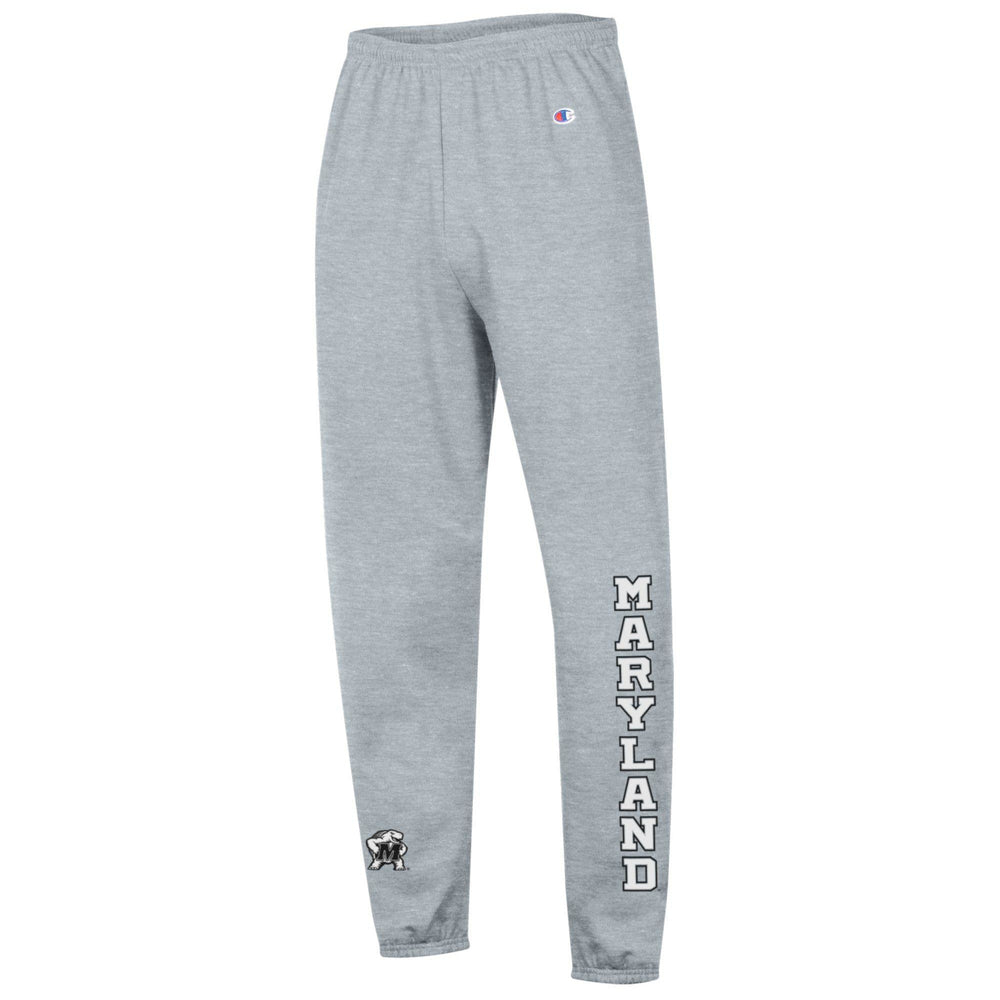 Champion University of Maryland Terrapin Letter Sweatpants Grey