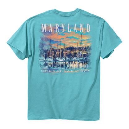 Chesapeake Bay Marina Graphic Tee