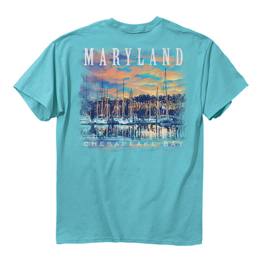 Chesapeake Bay Marina Graphic Tee