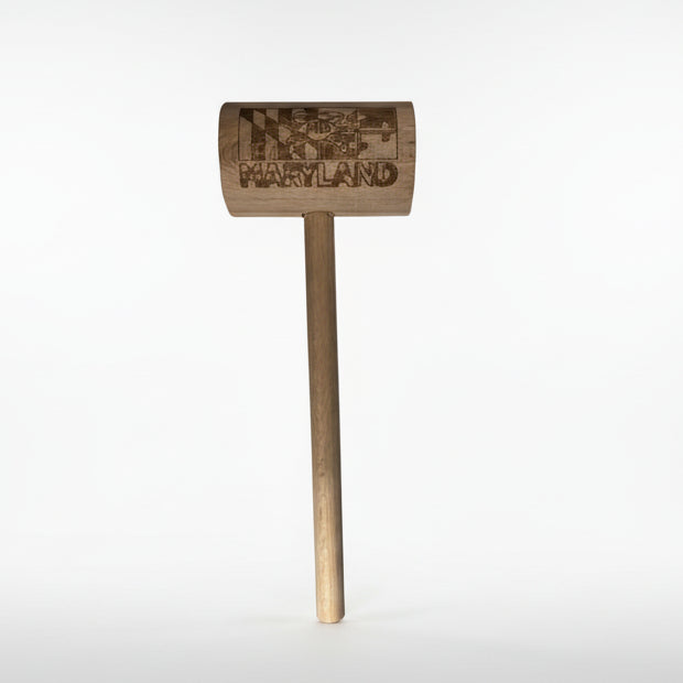 Maryland Flag Crab Mallet for Chesapeake crab feast